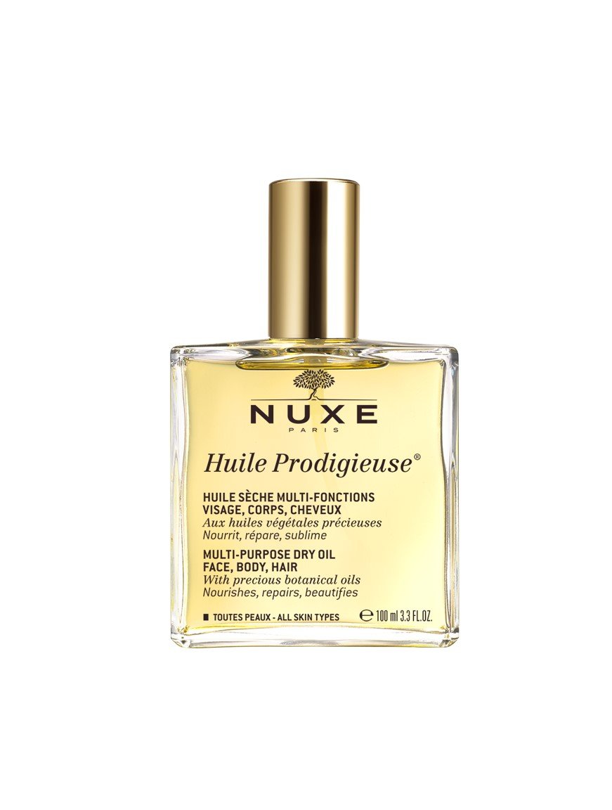 Nuxe Huile Prodigieuse Multi-Purpose Dry Oil 100ml, Iconic Nourishing Oil, for Face Body & Hair