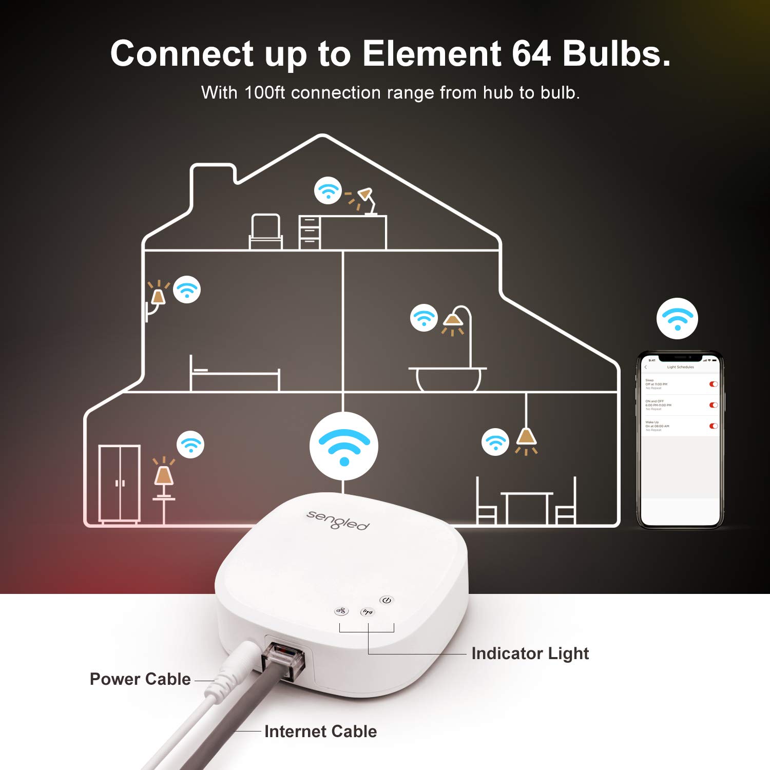 Sengled Element Classic Smart LED Light Bulb (Hub Required), Works with Amazon Alexa / Echo Plus / Google Assistant - Image 3