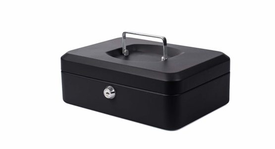 PAVO 8011841 10 inch Cash Box - Black