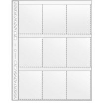 Veloflex 5349000 Collection 9 Pocket A4 Transparent Pack of 100)