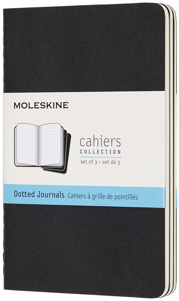Moleskine Cahier Journals Pocket Dot Black