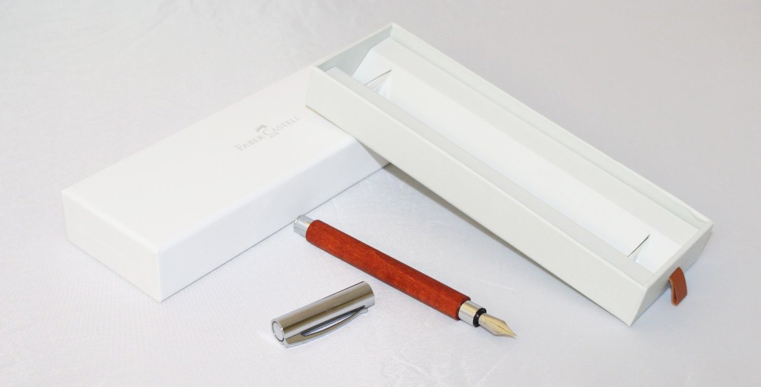 Faber-Castell Ambition Stainless Steel Fountain Pen, Silver, 1 Stück (1er Pack) - Image 4