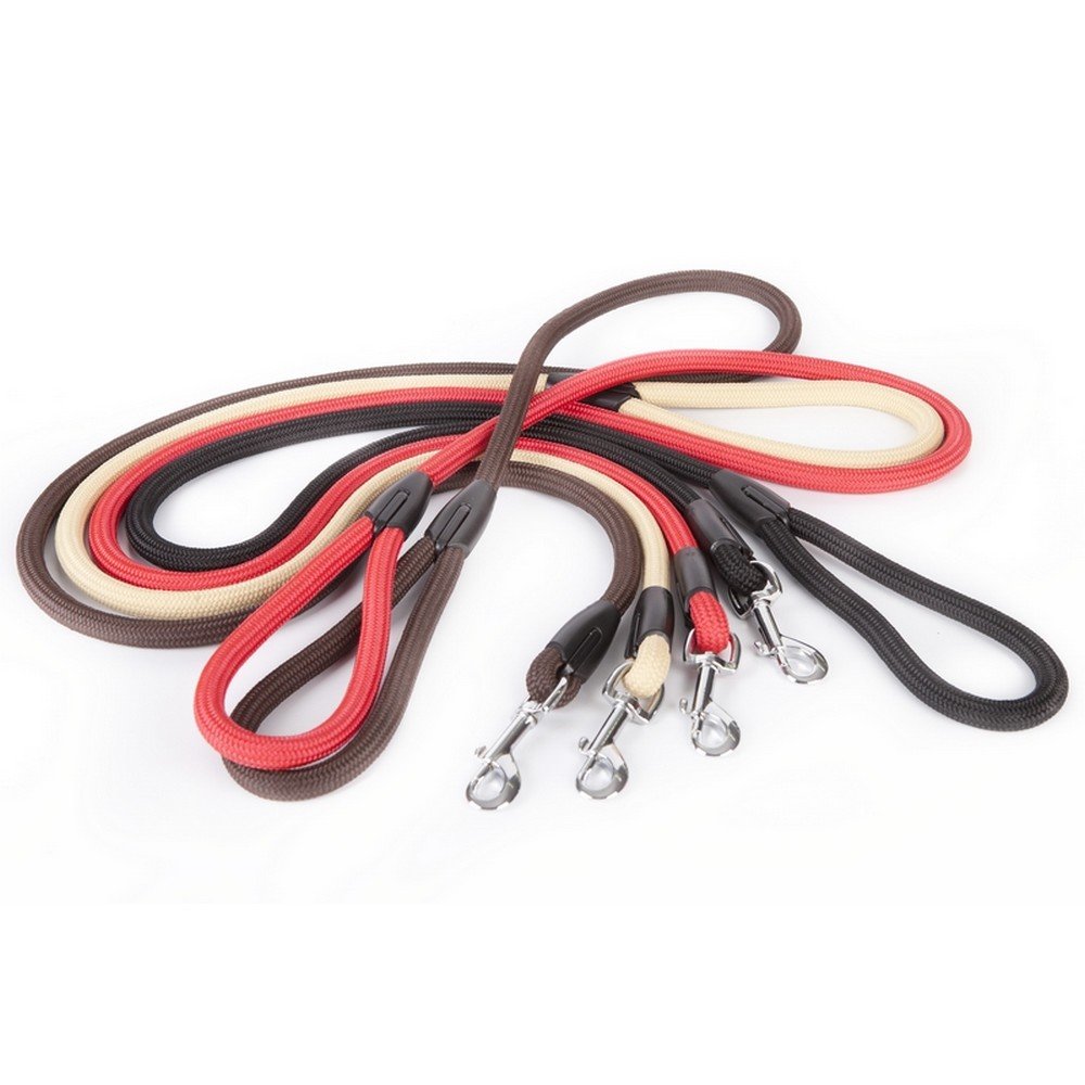 Dingo Black Cord Lead, Handmade Light Leash for Dog in Snake Style 10434, 12 mm x 120 cm - Image 3