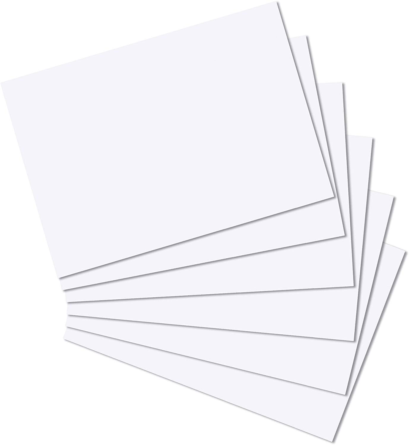 Herlitz A4 Blank Record Card - White (100 Pieces)