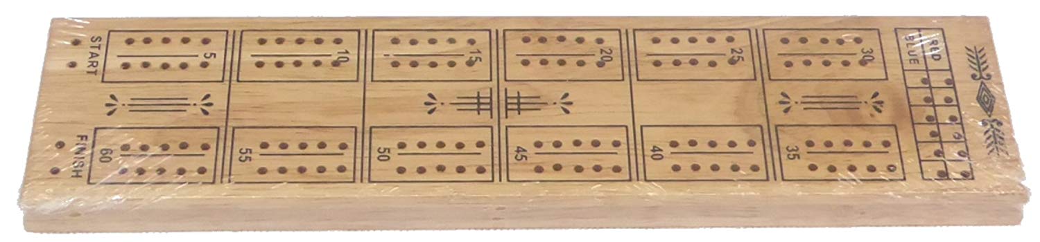 Carta Sport CRIBBAGE BOARD, Brown, Standard