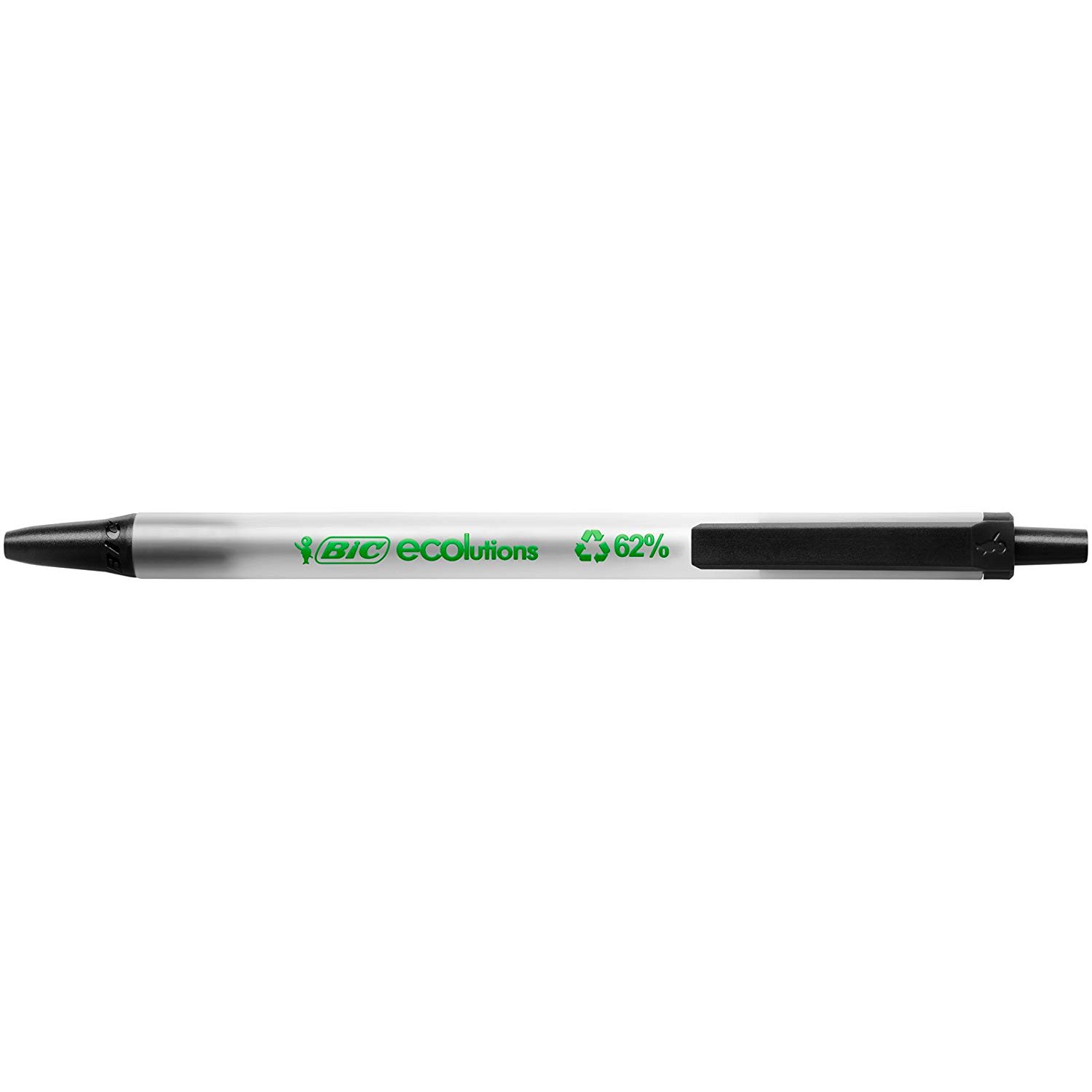 BIC Ecolutions Clic Stic (Recycled) Black (Box 50), 1 count (Pack of 50) - Image 3
