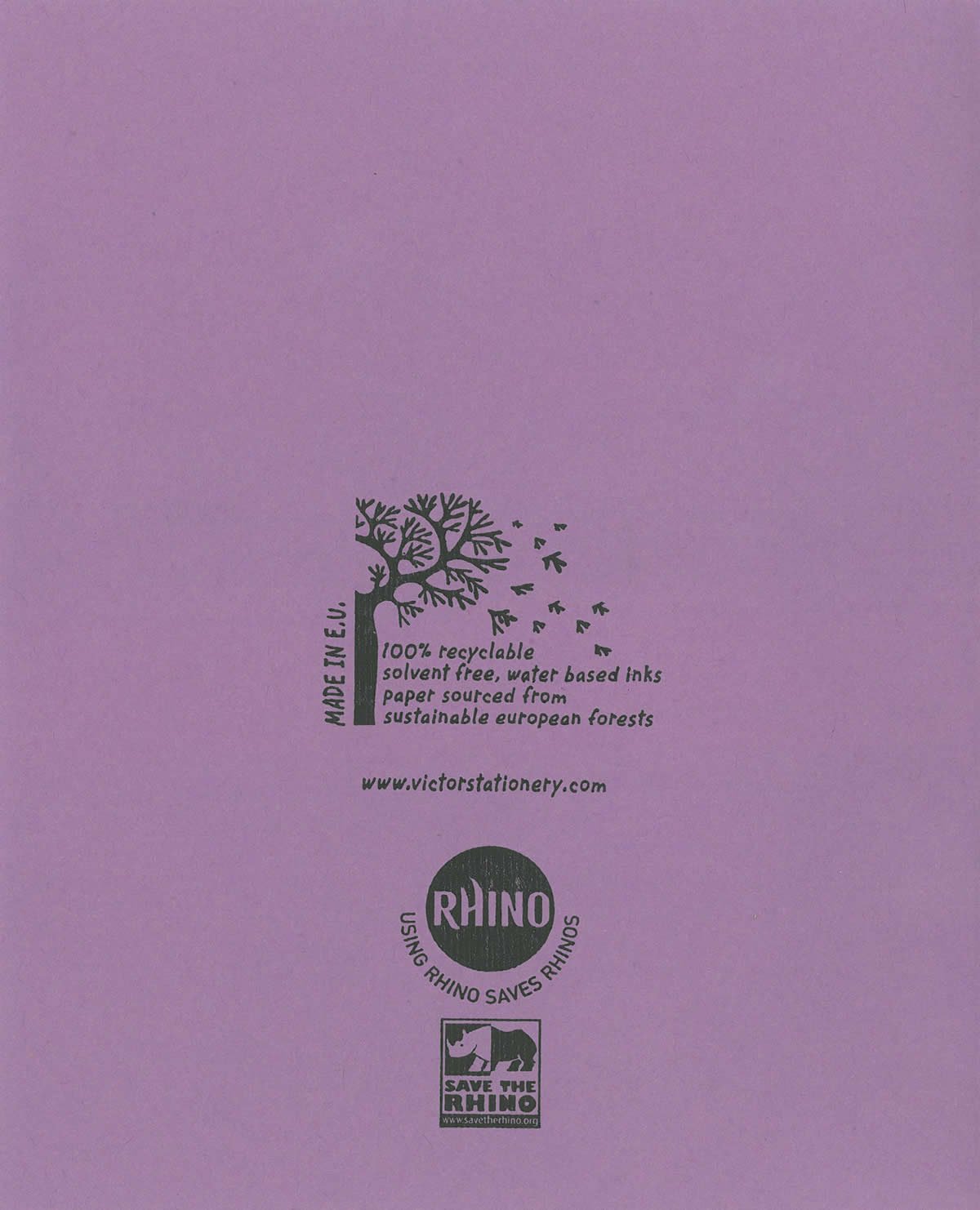 Rhino 8 x 6.5 Exercise Books, 48-Page / 8mm Lined with Margin Paper Notebook, 10-Pack, Writing Book - Image 3