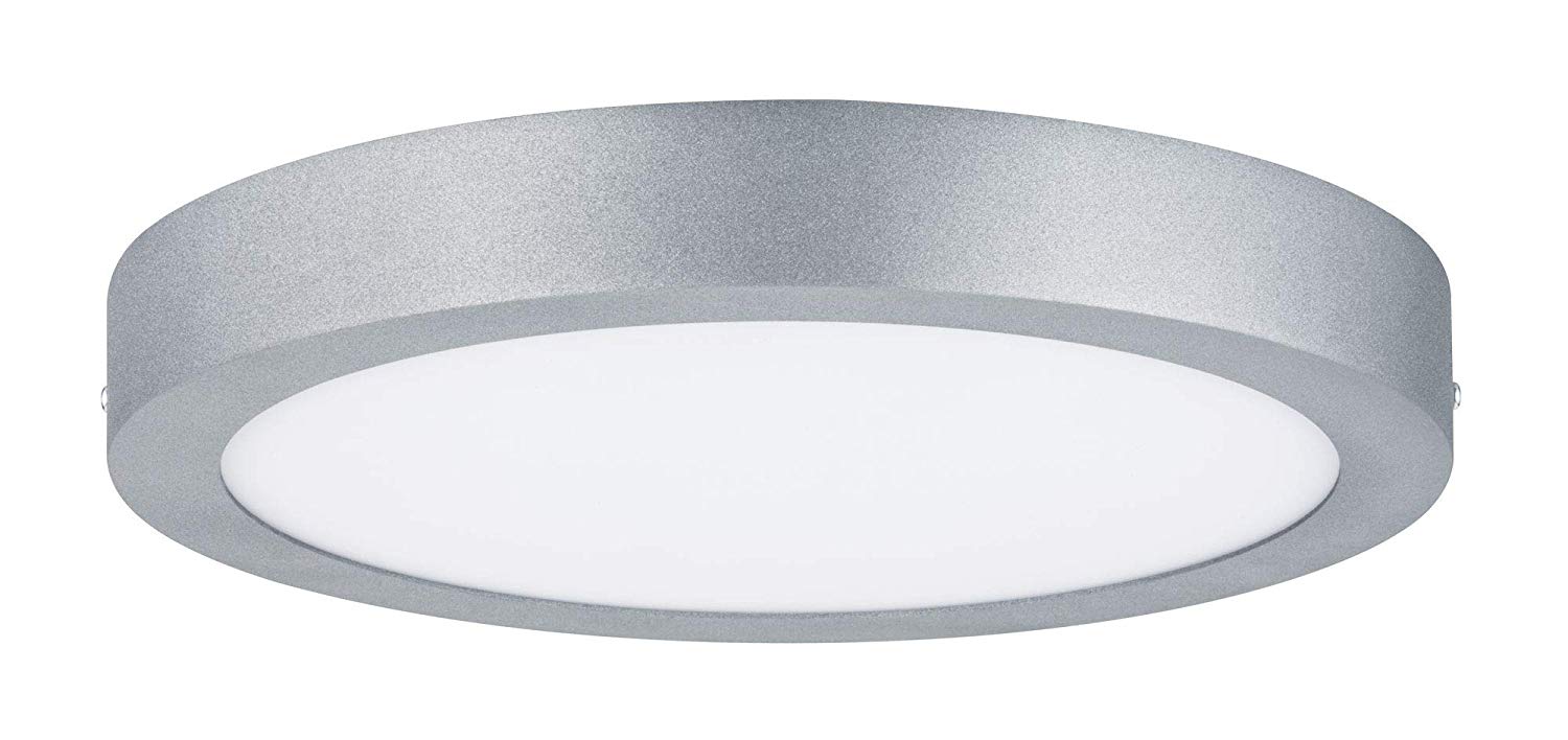 WallCeiling Lunar LED Panel 300mm 17W 230V matt Chrome Aluminium, Chrome Matt, 30x3,8x30 cm - Image 2