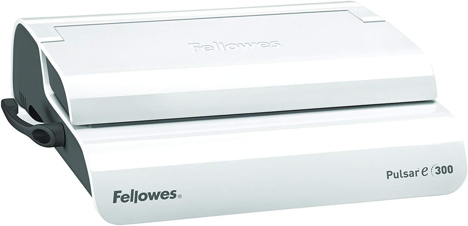 Fellowes Pulsar-E Electric Comb Binder, White, 15 Sheet Punch Capacity - Image 2