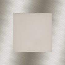 Heitronic 27635 Recessed Outdoor Wall Light, Aluminium, Integrated, 10.7 x 10.7 cm, Silver