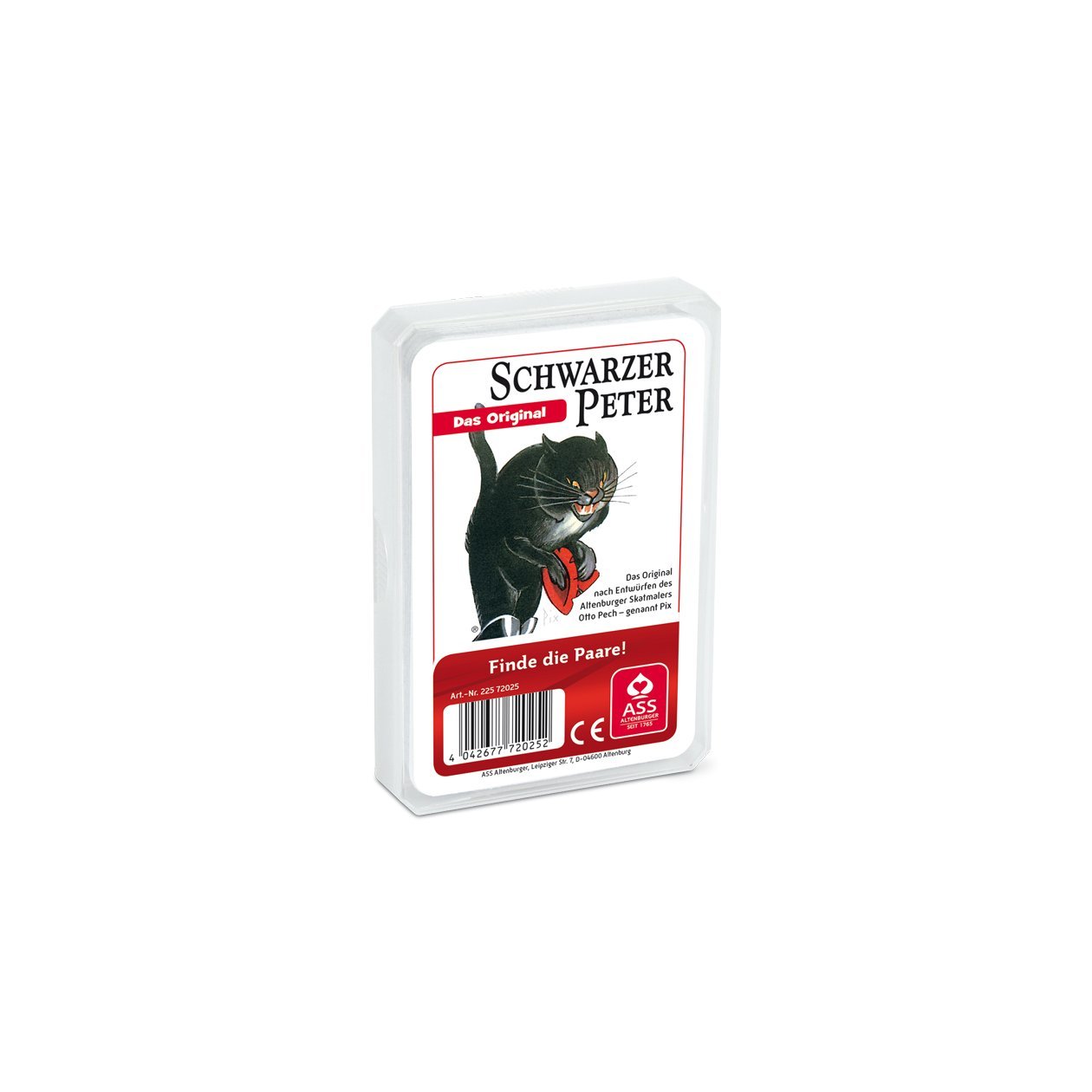 ASS Altenburger 22572025 - Original Black Peter, 9.7 cm x 6.5 cm x 1.5 cm