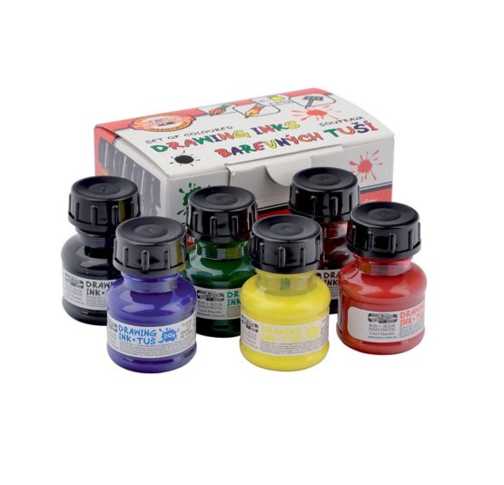 Koh-I-Noor 1417S0601KK 20 g Technical Drawing Ink (Pack of 6)