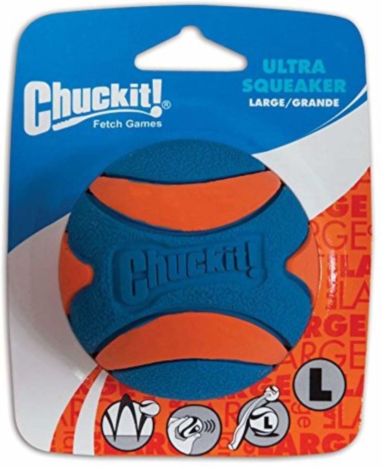 Chuckit Ultra Squeaker Ball Large 1-pack - Image 4
