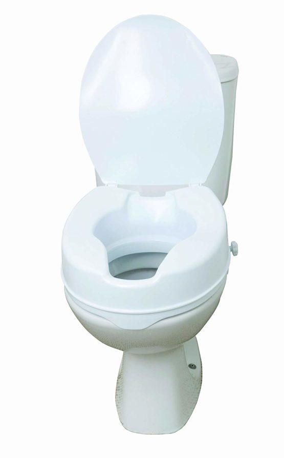 Drive 6 Inch Raised Toilet Seat with Lid