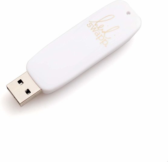 We R Memory Keepers We Foil Quill USB Art Design Drive, Heidi Swapp, with 200 Phrases and Images, White, One size