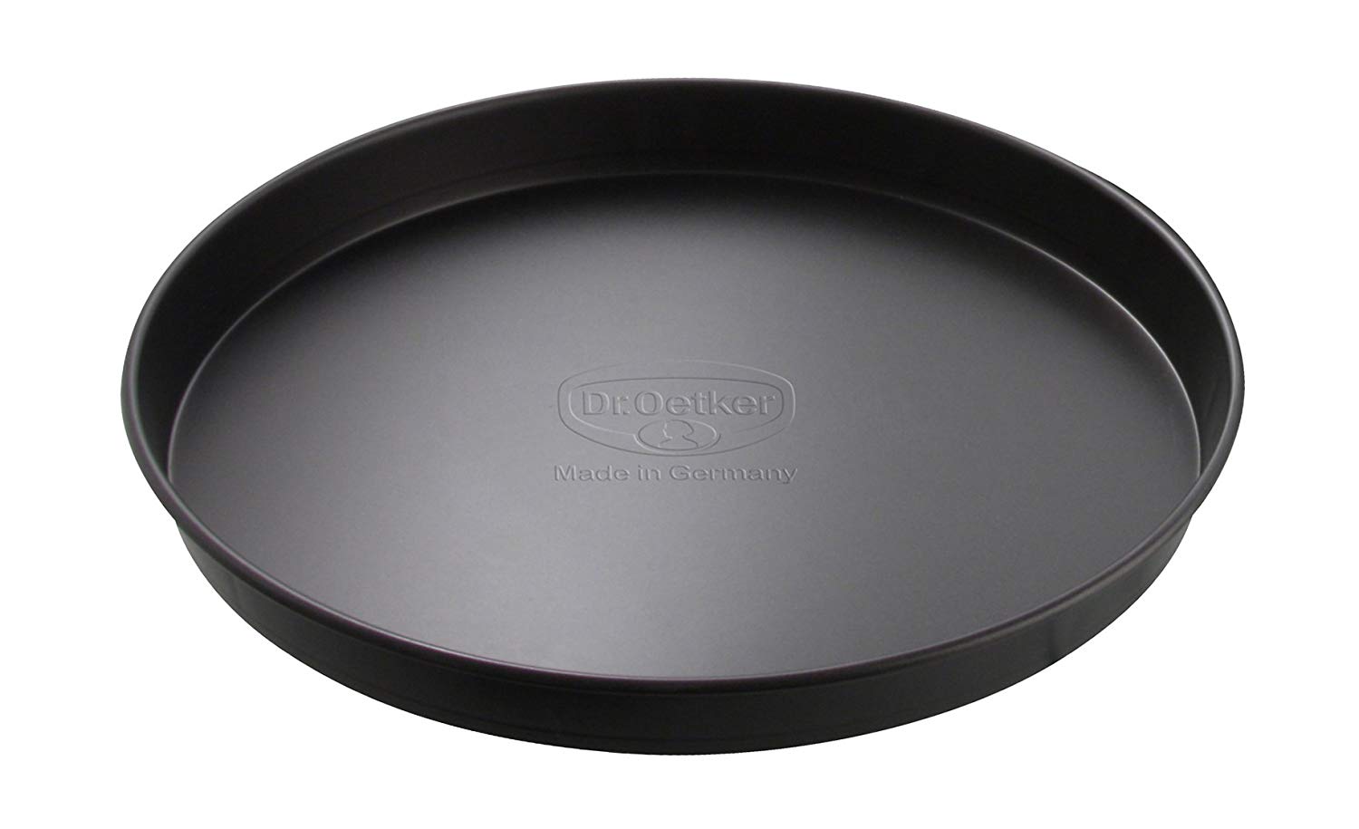 Dr.Oetker "Tradition Pizza/Baking Tray, Steel, Black, 24 cm, 24 x 24 x 5 cm