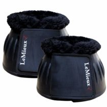 LeMieux Rubber Bell With Fleece Pair Over Reach Boots