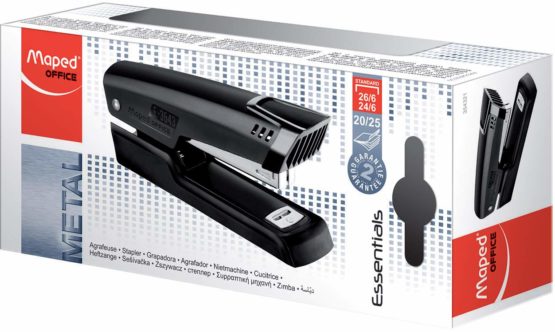 Maped Office Essentials Half Strip Metal Stapler (20 sheets)