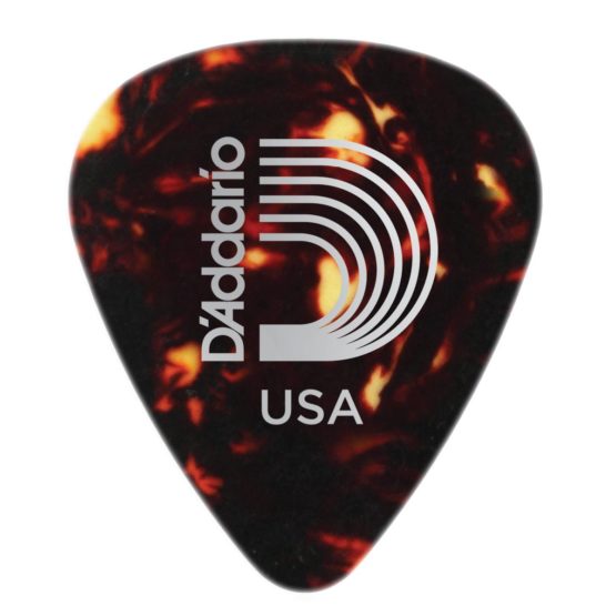 D'Addario Planet Waves Shell-Color Celluloid Guitar Picks Pack of 100 - Medium,1CSH4-100
