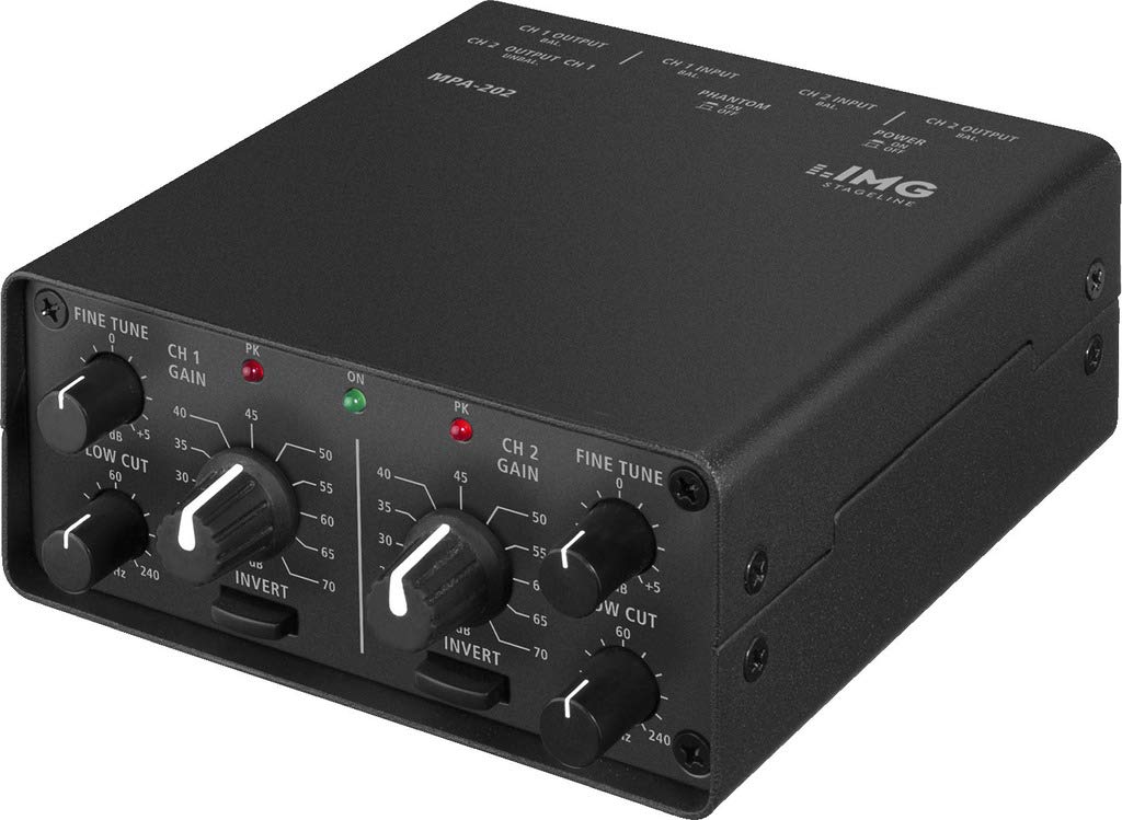 Stage Line MPA-202 Microphone Preamplifier, n.a