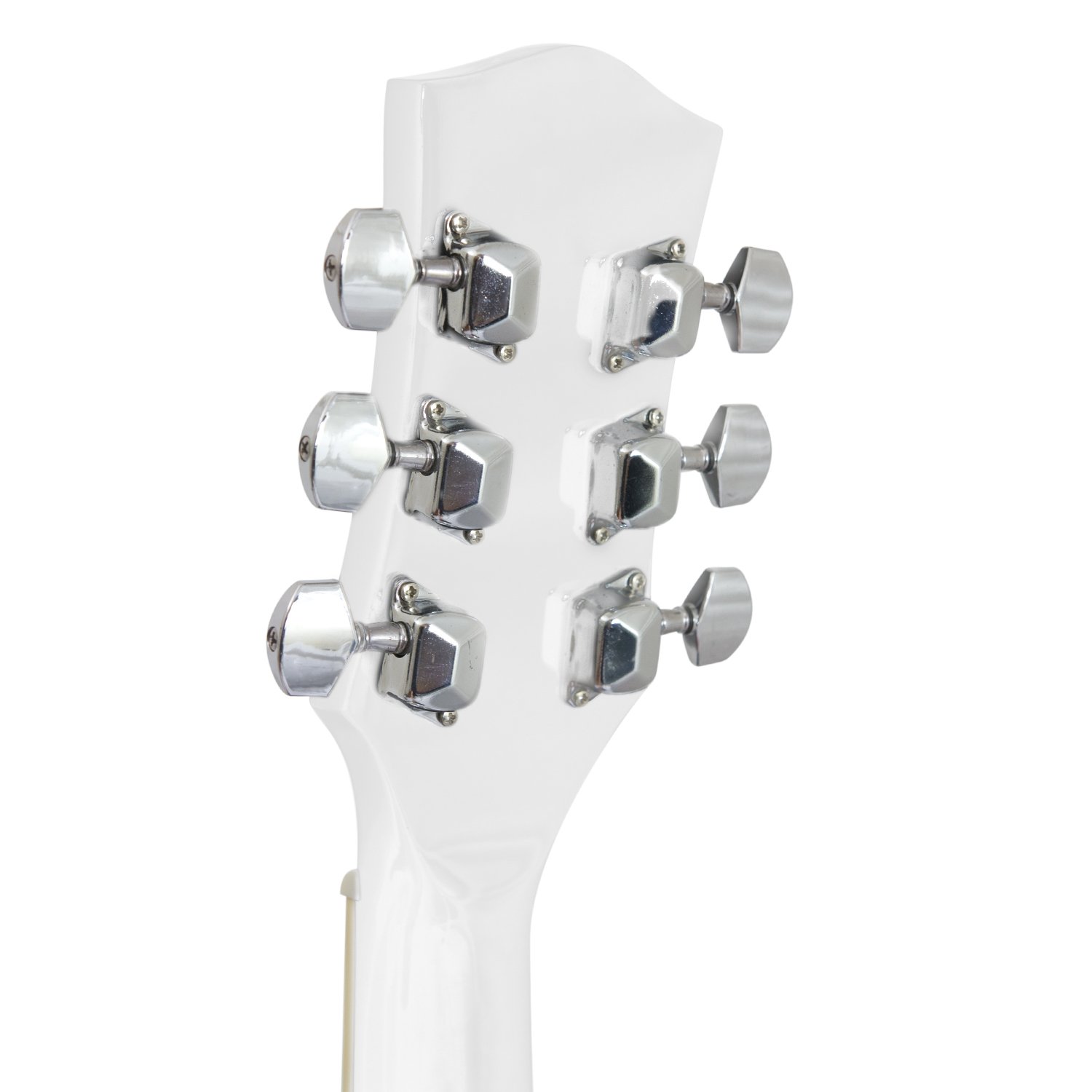 TIGER AL-ACG1-WH Small Body Acoustic Guitar for Beginners Guitar - White - Now with 6 Months Free Lessons Included - Image 4