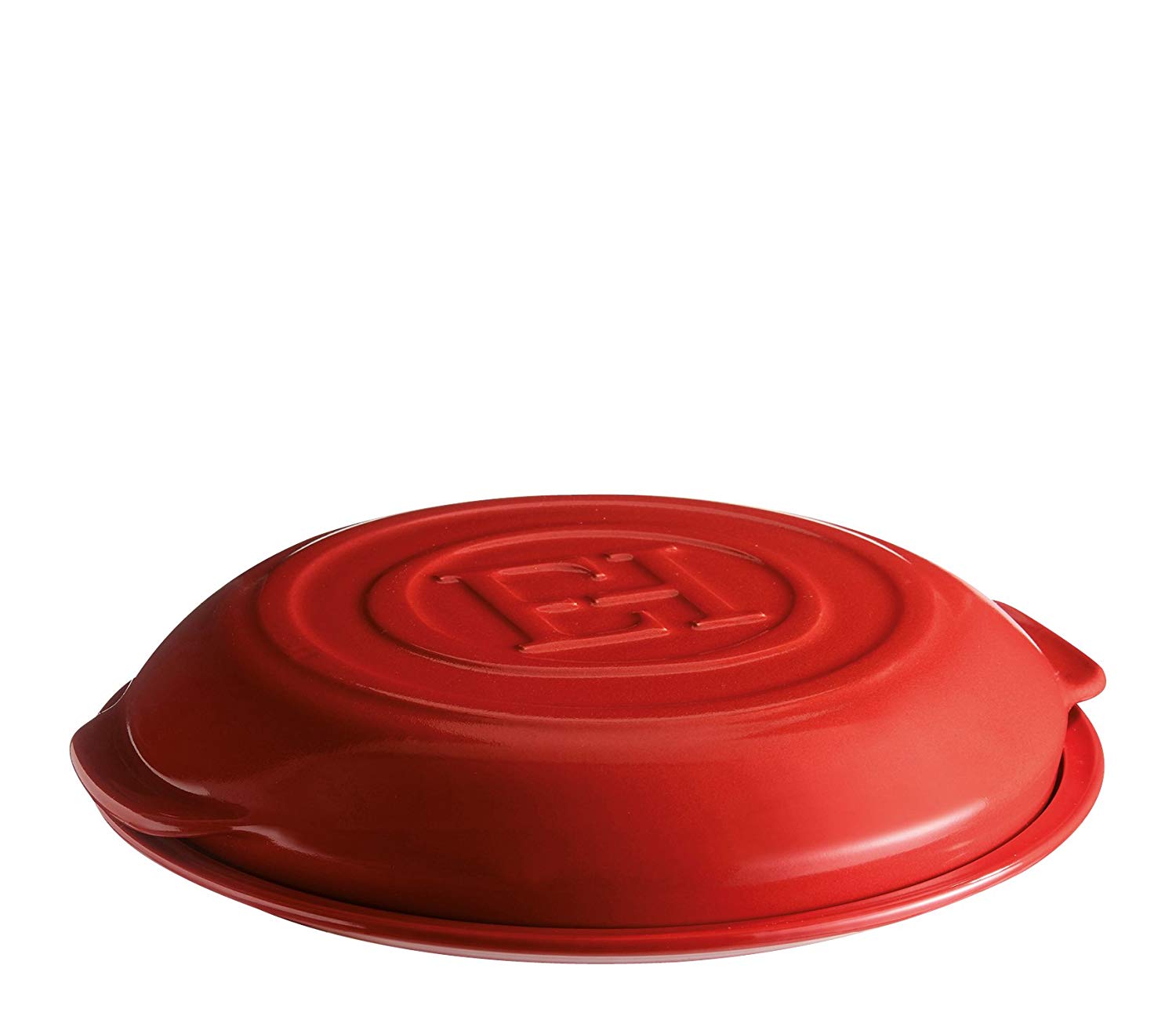 Emile Henry Set of Tarte Tatin Pie Plates, Ceramic, Burgundy, 33x28x5.2 cm - Image 2