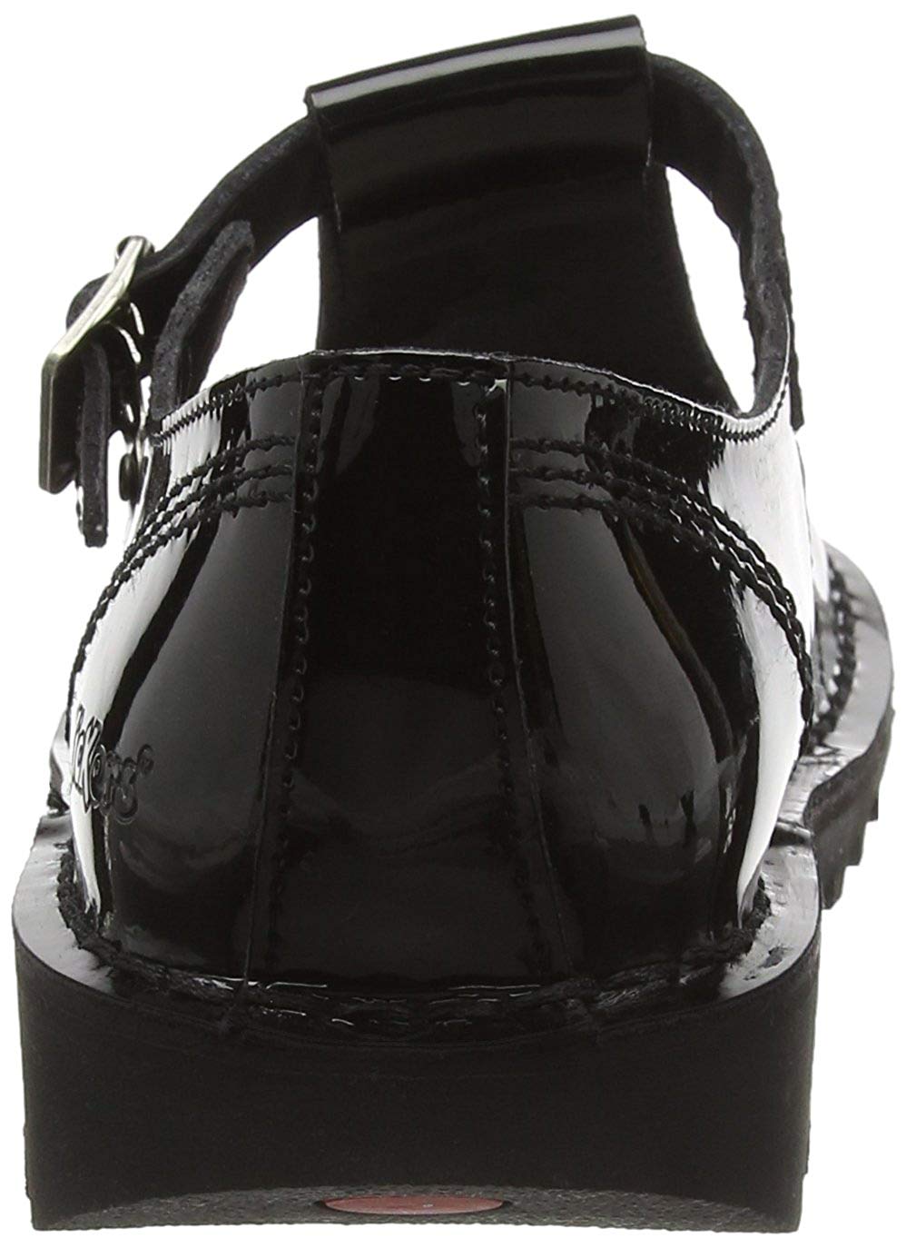 Kickers Kick Aztec Patent Womens Black Shoes-UK 7 / EU 41, 7 UK - Image 3
