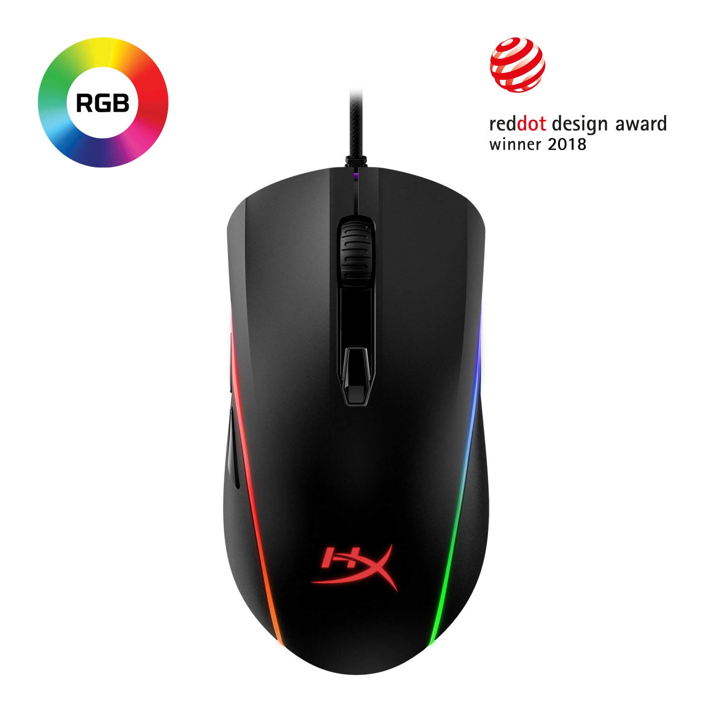 HyperX Pulsefire Surge - RGB Gaming Mouse, Wired