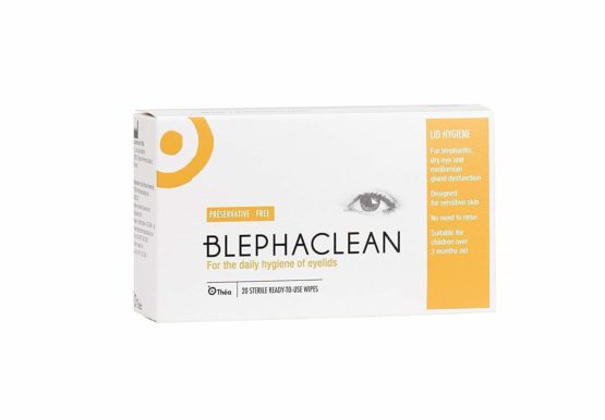Thea Blephaclean Eyelid Sterile Cleansing Wipes Pack of Wipes Pack of, White, 20 count (Pack of 20)