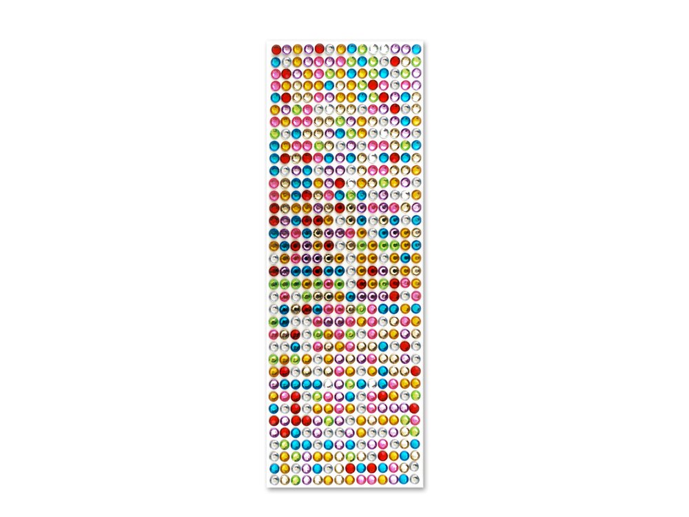 Multicraft Imports MultiCraft 6mm Gem Stickers-Multicolor, Other, Multicoloured, 0.38x10.79x33.02 cm, 0.38x10.79x33.020000000000003 cm - Image 2