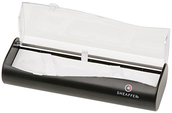 Sheaffer 100 - refillable rollerball pen, brushed chrome, plated nickel trim - Image 2