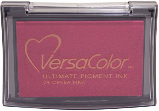 Tsukineko VC024 Versacolor Pigment Ink Pad - Opera Pink