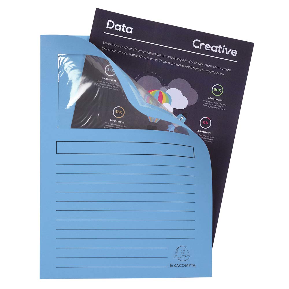 Exacompta, Ref 50106E, Forever Collection, Window Folders, 220 x 310mm in Size, Suitable for A4 Documents - Image 4