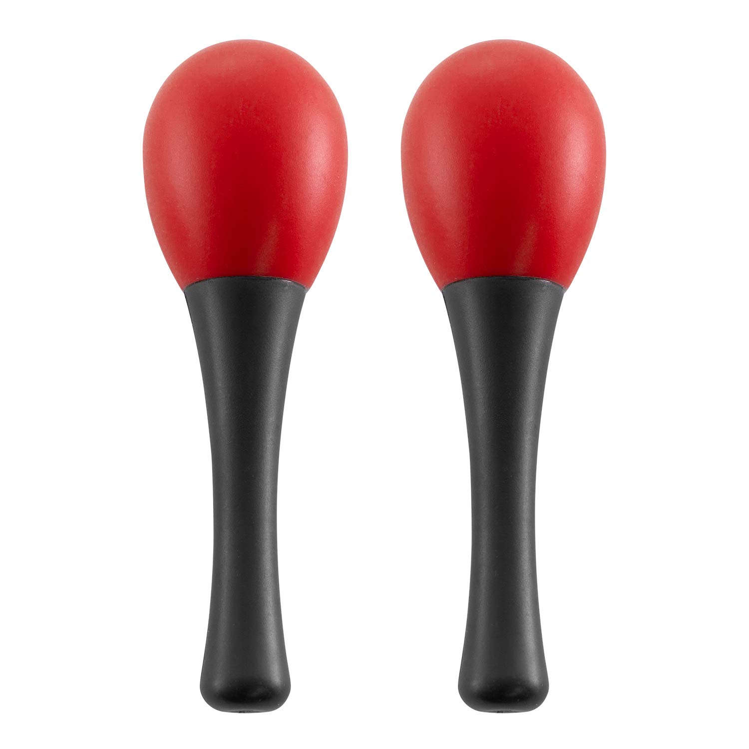 TIGER MAR28-RD Mini Egg Maracas Childrens Percussion Shaker Instrument Red One Pair - Image 2