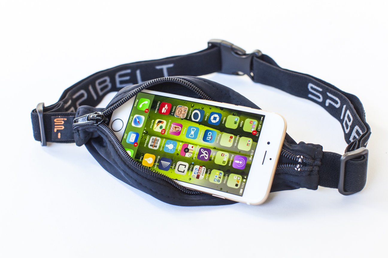 Spibelt Unisex Original Spibelt Basic Black with Black Zipper Running Bag, Black, S-XL EU - Image 2