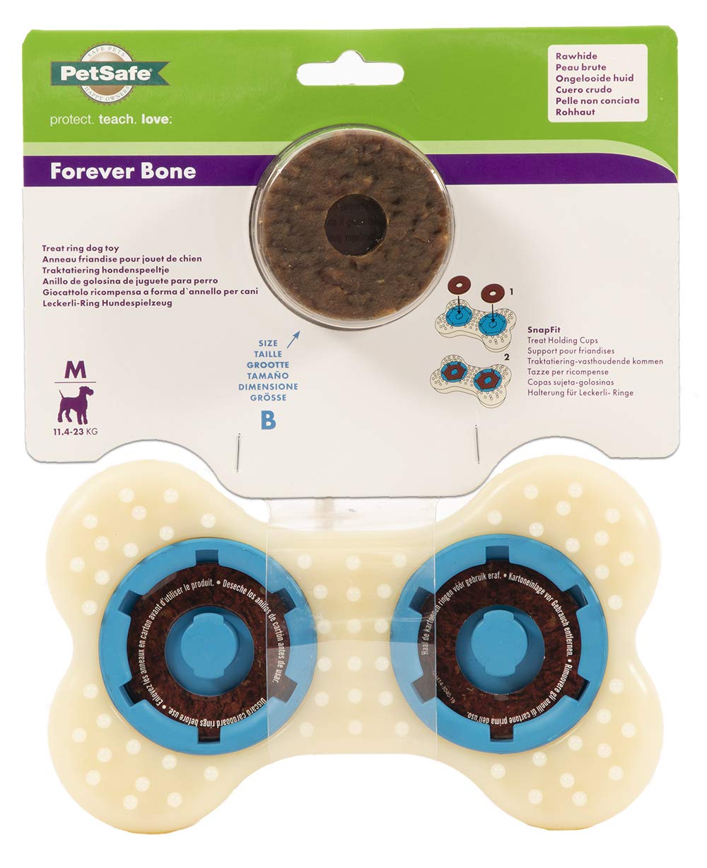 PetSafe PetSafe Busy Buddy Forever Bone Dog Chew Toy, Treat Holding Dog Toy for Strong Chewers Hard Wearing, for medium Dogs M