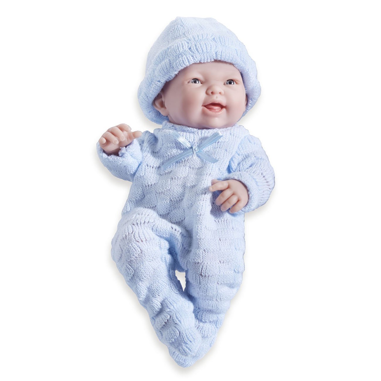 JC Toys - Mini La Newborn First Day, Real Boy - Blue, 9.5 Inches