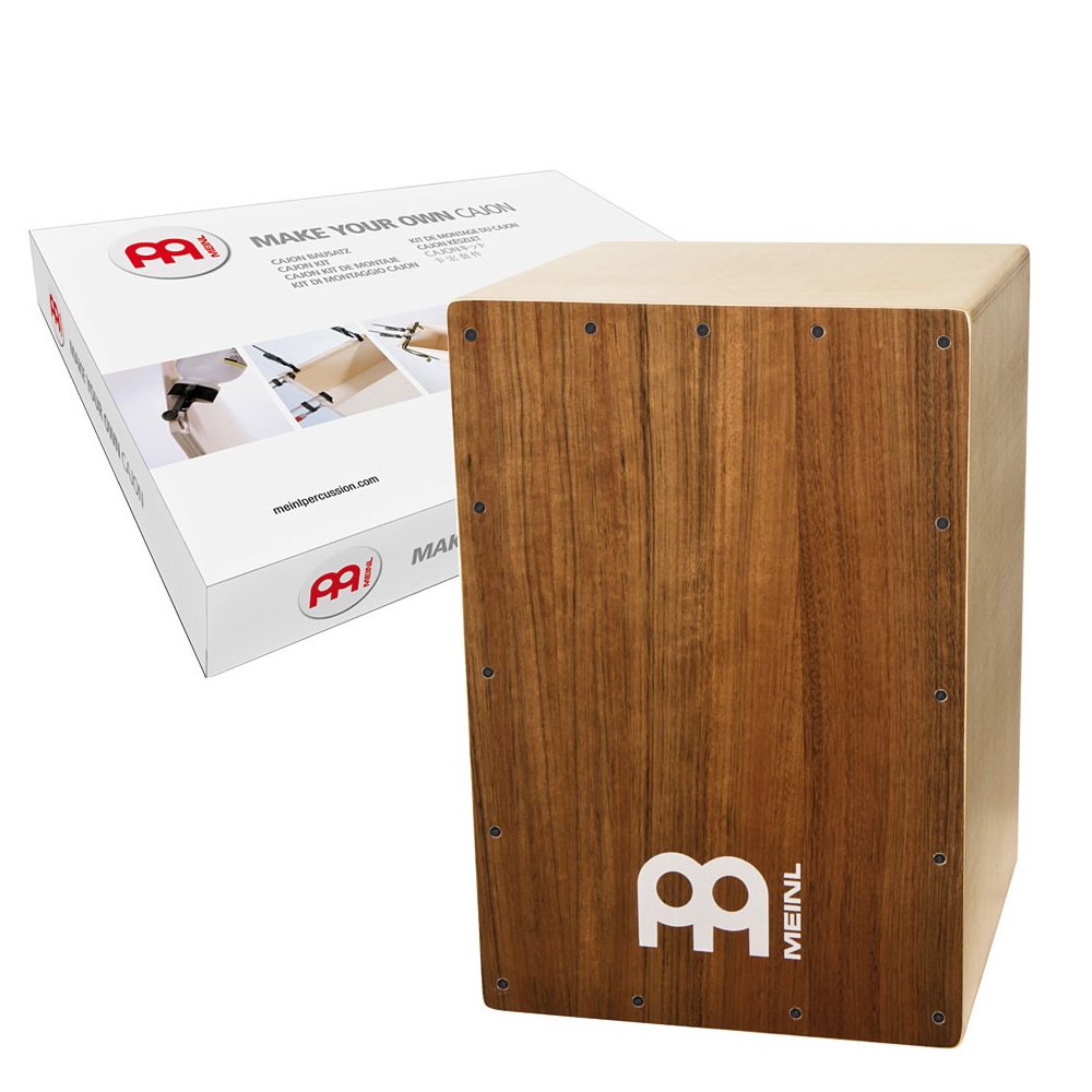 Meinl Percussion MYO Cajon Kit, Compact drum box for DIY crafting, For kids and adults, Playing Surface Ovangkol (MYO-CAJ-OV)