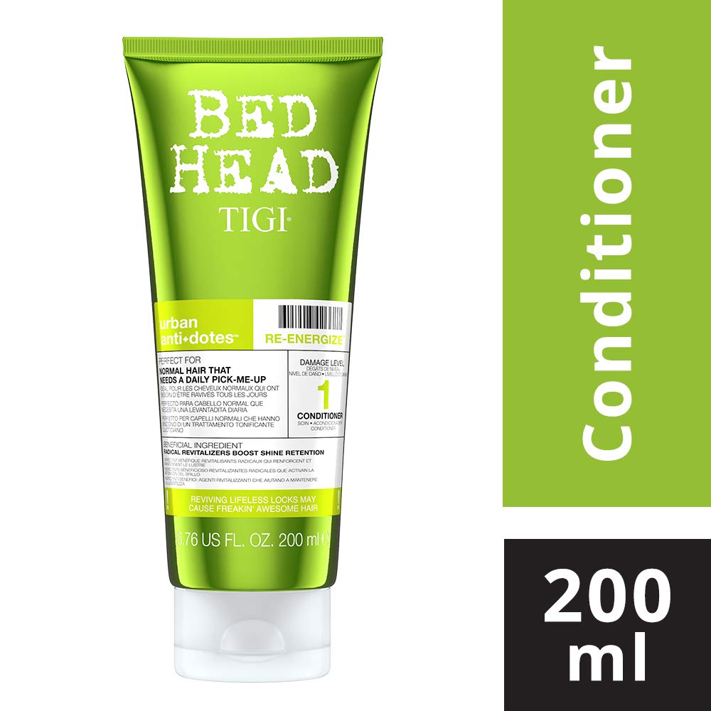 TIGI Bead Head Urban Antidotes No 1 Re-Energize Conditioner - 200 ml, Black/Photo Blue, 200 ml (Pack of 1) - Image 2