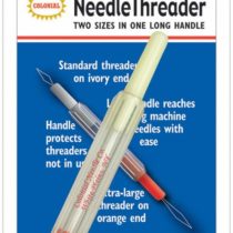 Colonial Needle Colonial 2-in-1 Needle Threader, Multi-Colour, 1.01 x 7.11 x 14.47 cm