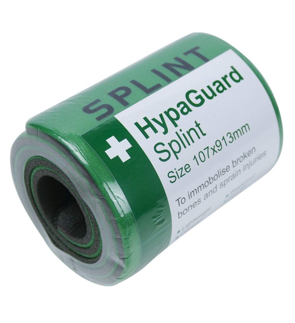 Safety First Aid Group HypaGuard Flexible Emergency Splint, Green