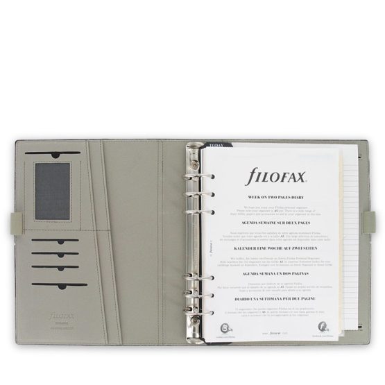 Filofax A5 Domino Organiser - Black - Image 2