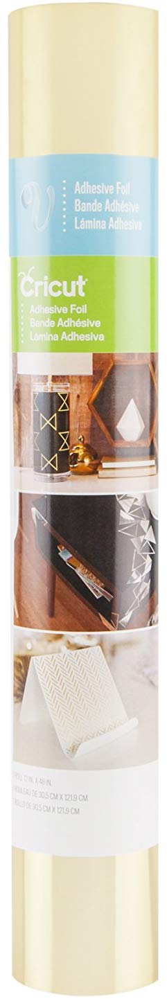 Cricut Foils - 12" x 48" Adhesive Metallic Foils - Metallic Gold