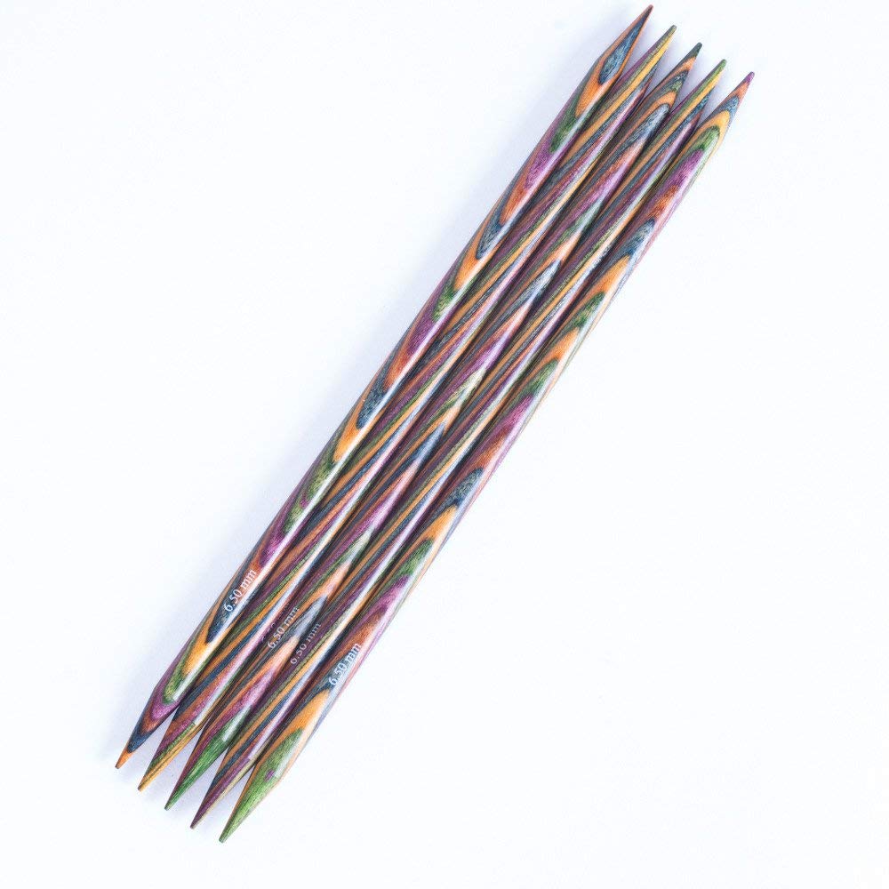 KnitPro Symfonie Double Pointed Needles 8" (20cm), birch, 6.00mm - Image 3