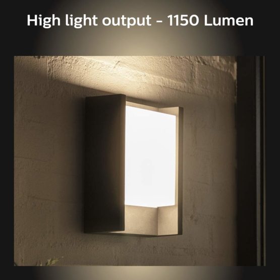 Philips Hue Fuzo White LED Smart Outdoor Wall Light [Regular], Works with Alexa, Google Assistant and Apple Homekit - Image 3