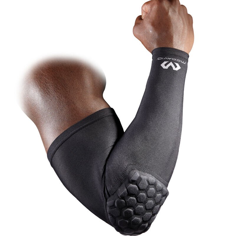 McDavid 6500 Hex Sleeve Compression Arm/Elbow Sleeve for Protection and Support, Ideal for Rugby Basketball, Volleyball