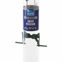 RSPB 15 inch Hanging Classic Seed Feeder for Mix Seed Blends, Nyjer Seed, Sunflower, Supporting the RSPB Charity, Easy Clean for Garden & Outdoor use