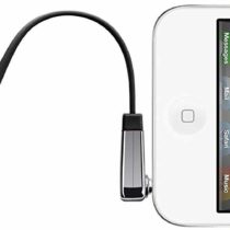 Belkin MixIt Colour Range 0.9m Flat Right Angle AUX Cable - Black