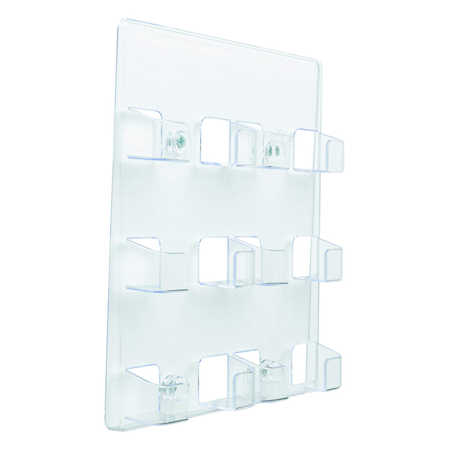 Deflecto Single Landscape Business Card Holder 70601 - Transparent, Clear, Lot de 1 (6 Pocket Wall Mounted) - Image 4