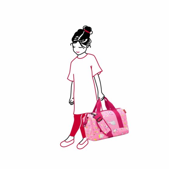 Reisenthel Allrounder M Kids ABC Friends Pink Travel Duffle 40 Centimeters 18 Pink (ABC Friends Pink) - Image 2